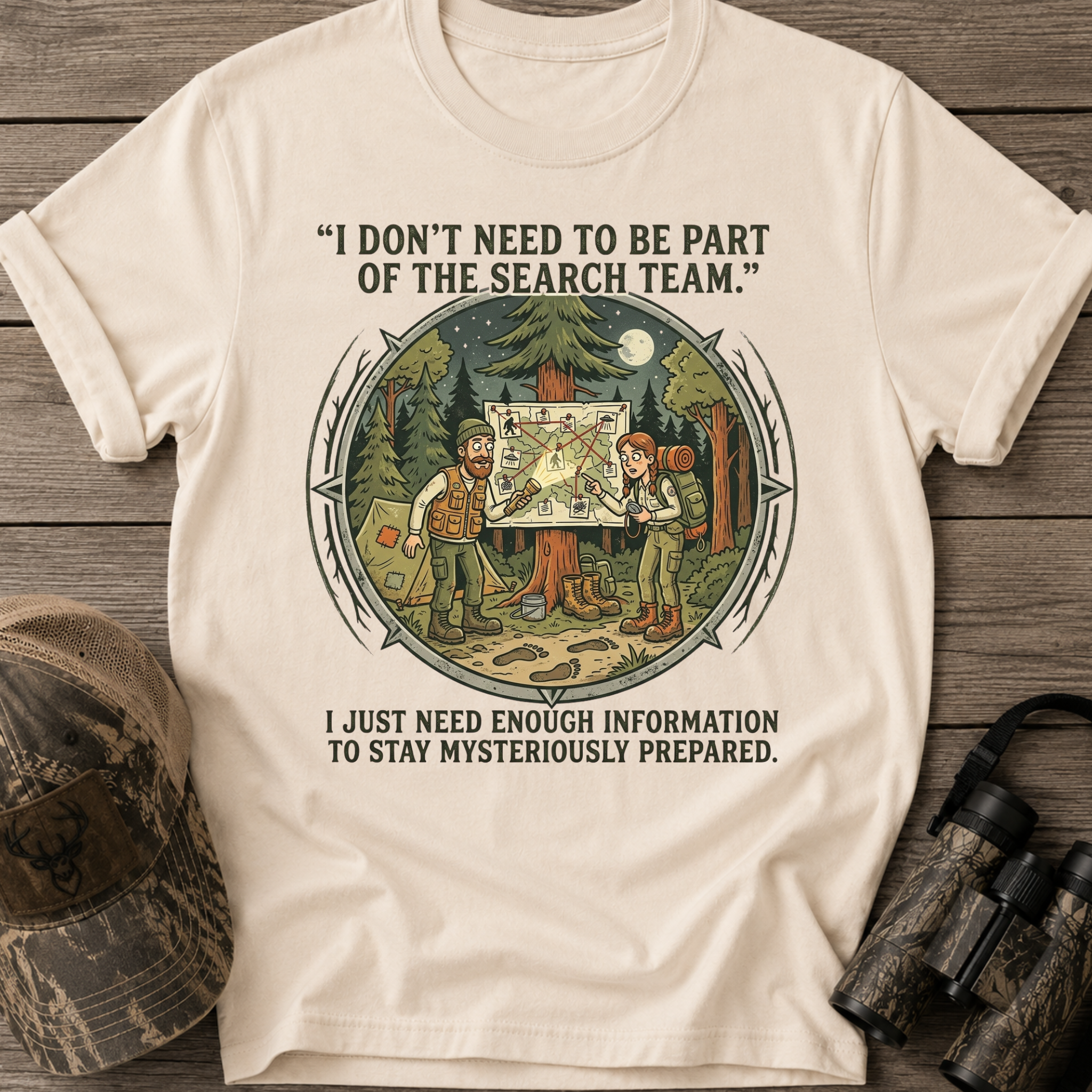 I Don't Need to Be Part of the Search Team T-Shirt
