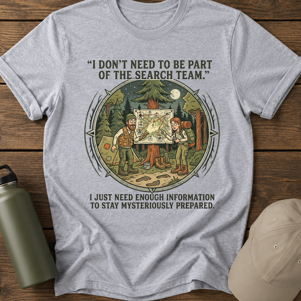 I Don't Need to Be Part of the Search Team T-Shirt