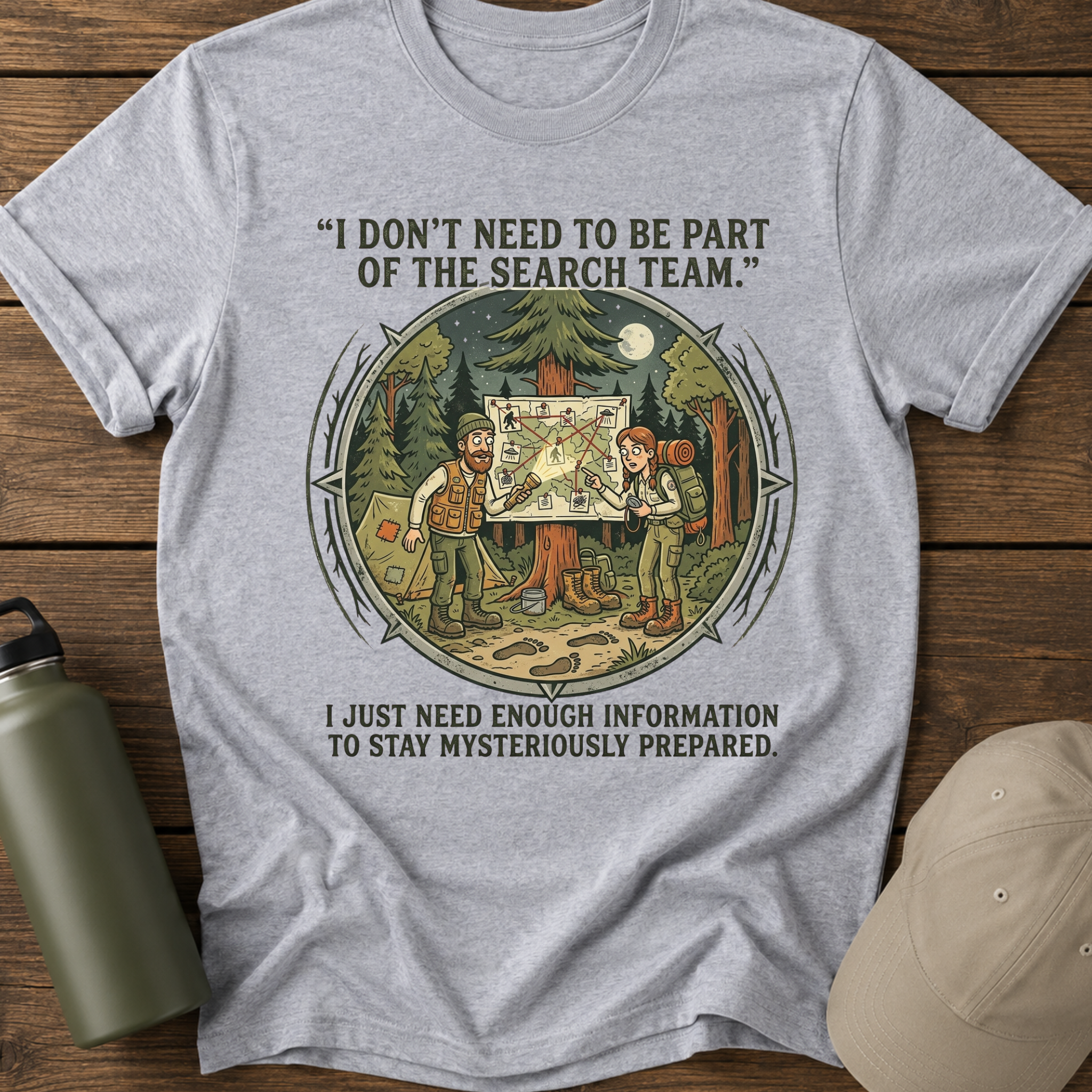 I Don't Need to Be Part of the Search Team T-Shirt
