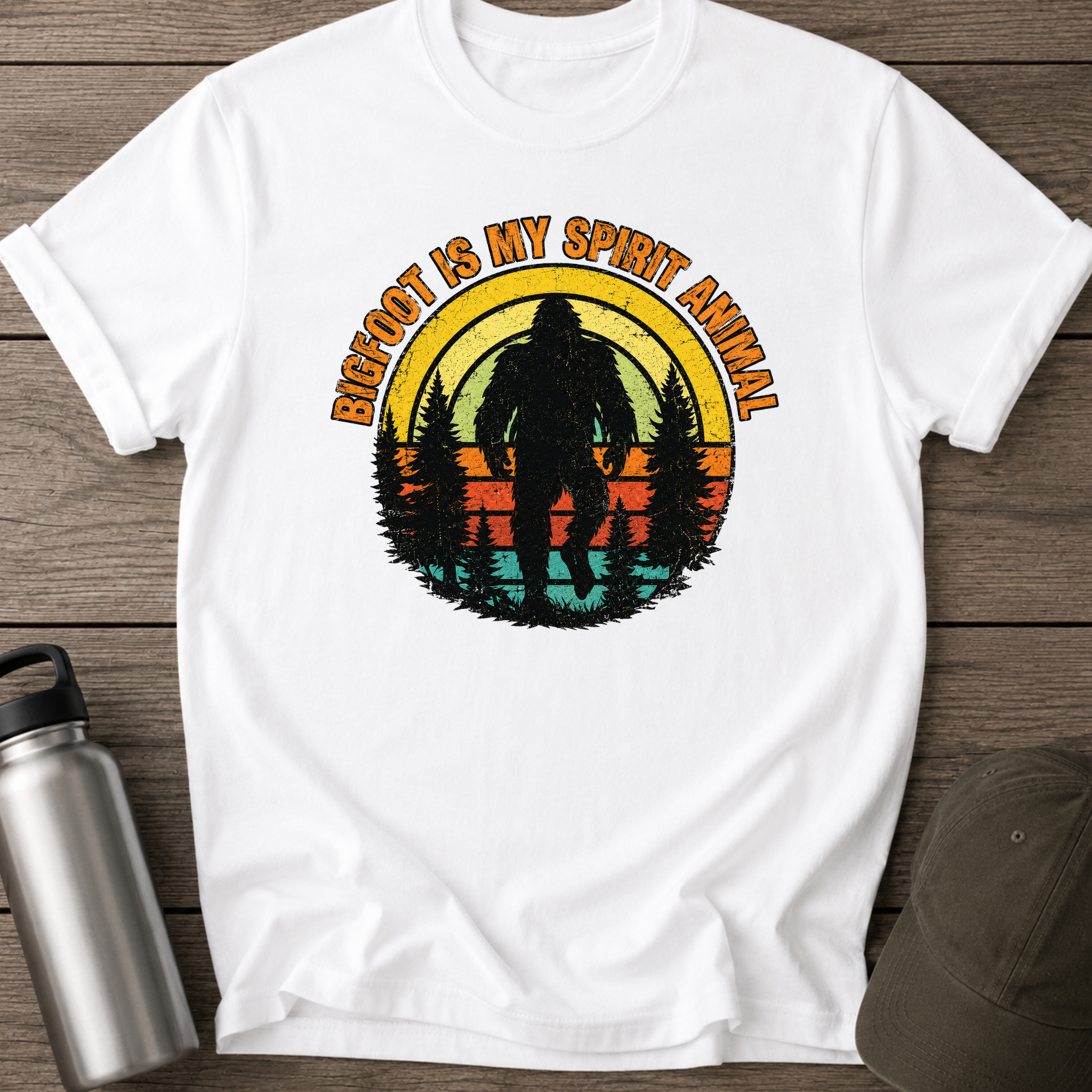 Bigfoot Is My Spirit Animal T-Shirt