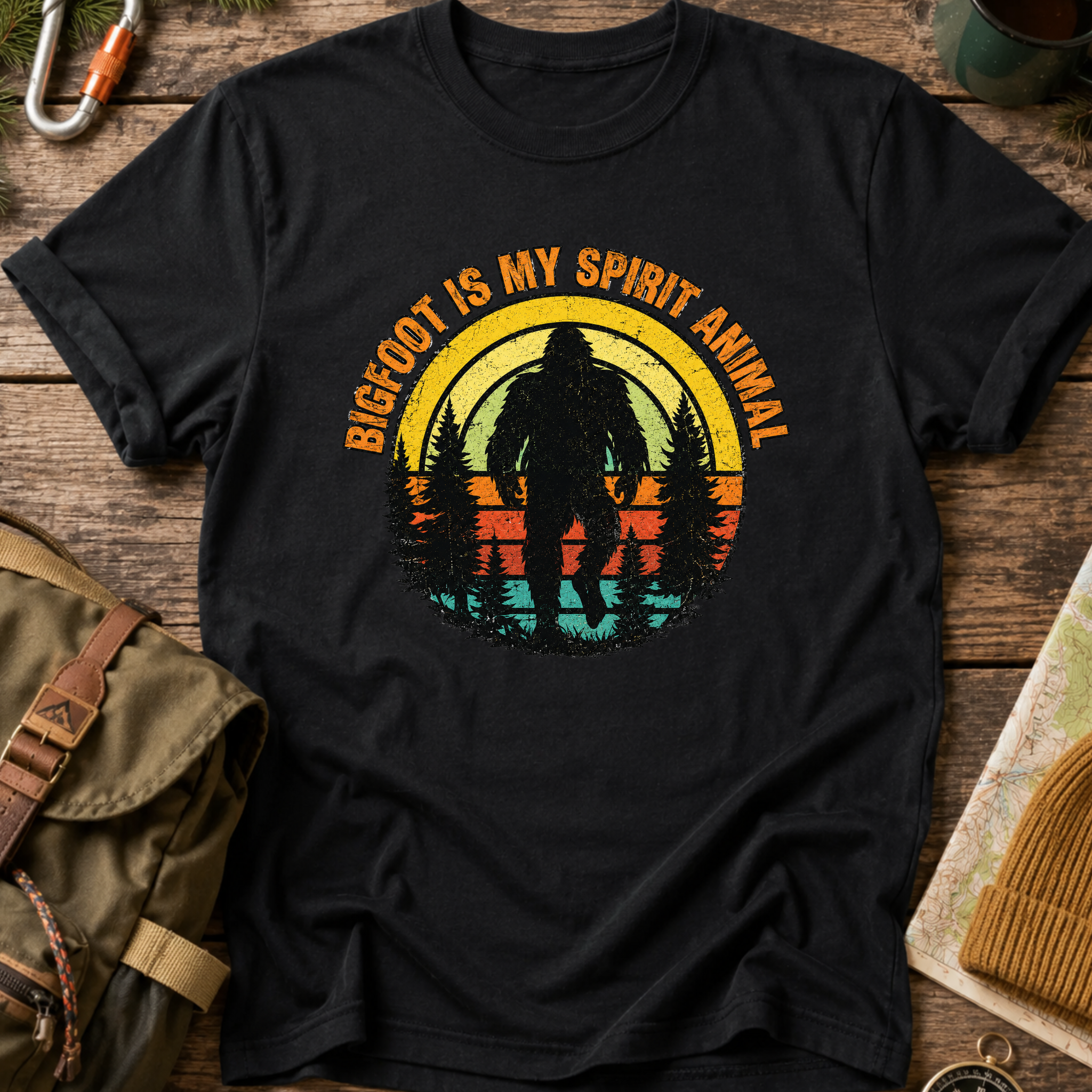 Bigfoot Is My Spirit Animal T-Shirt