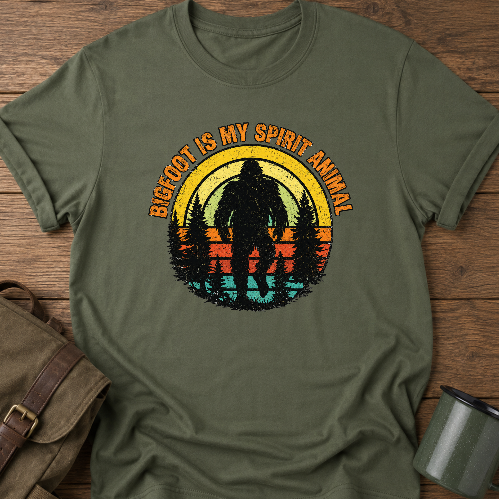 Bigfoot Is My Spirit Animal T-Shirt