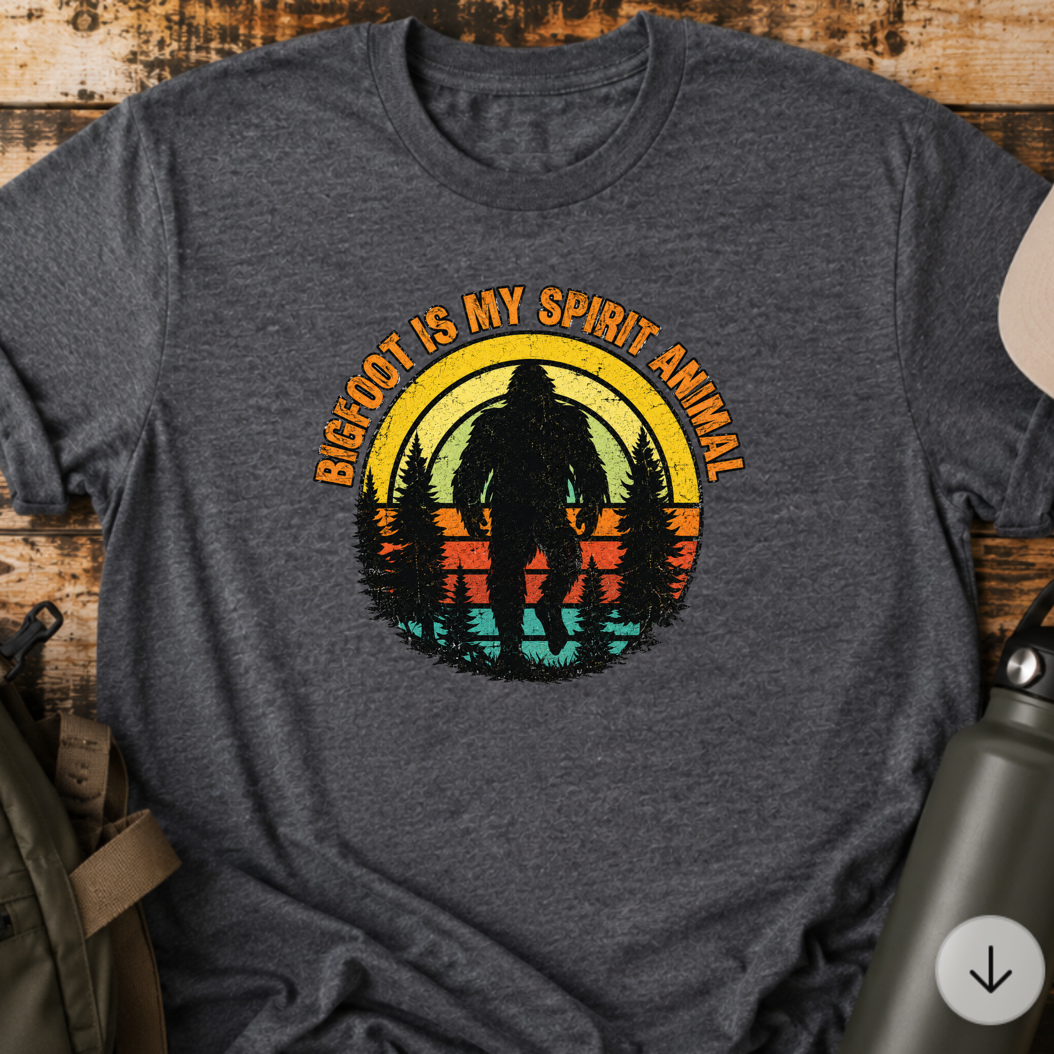 Bigfoot Is My Spirit Animal T-Shirt