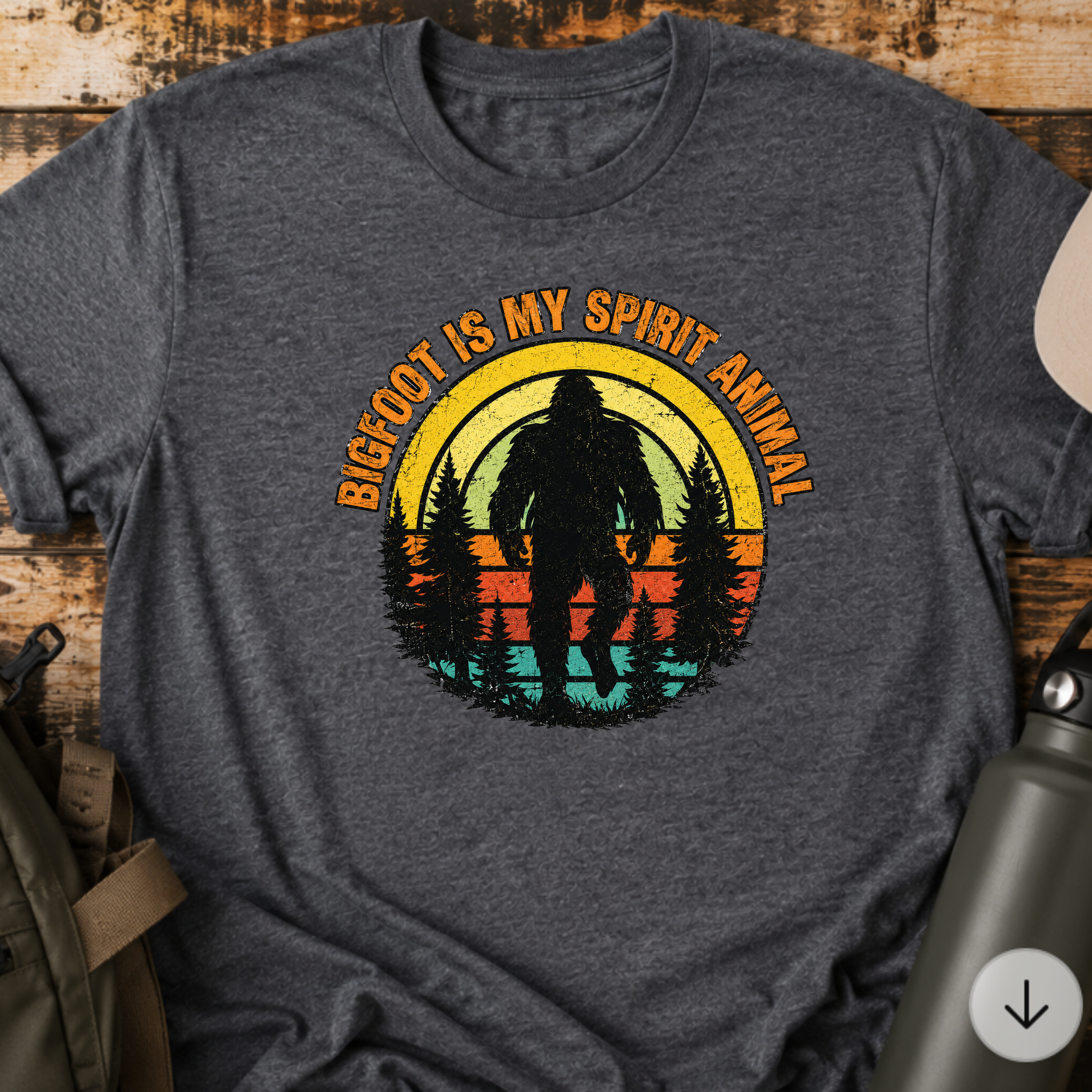 Bigfoot Is My Spirit Animal T-Shirt