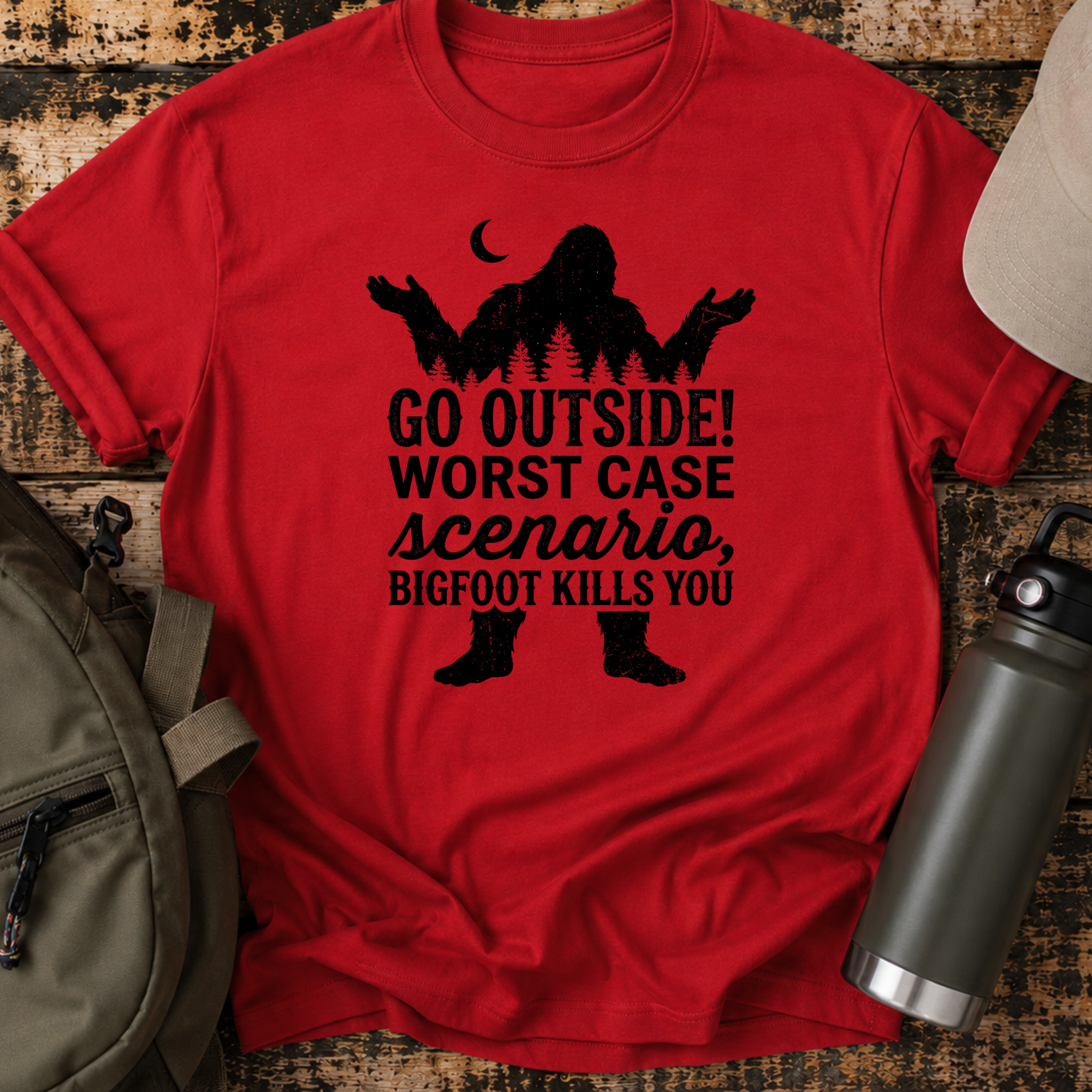 Go Outside! Worst Case Scenario T-Shirt