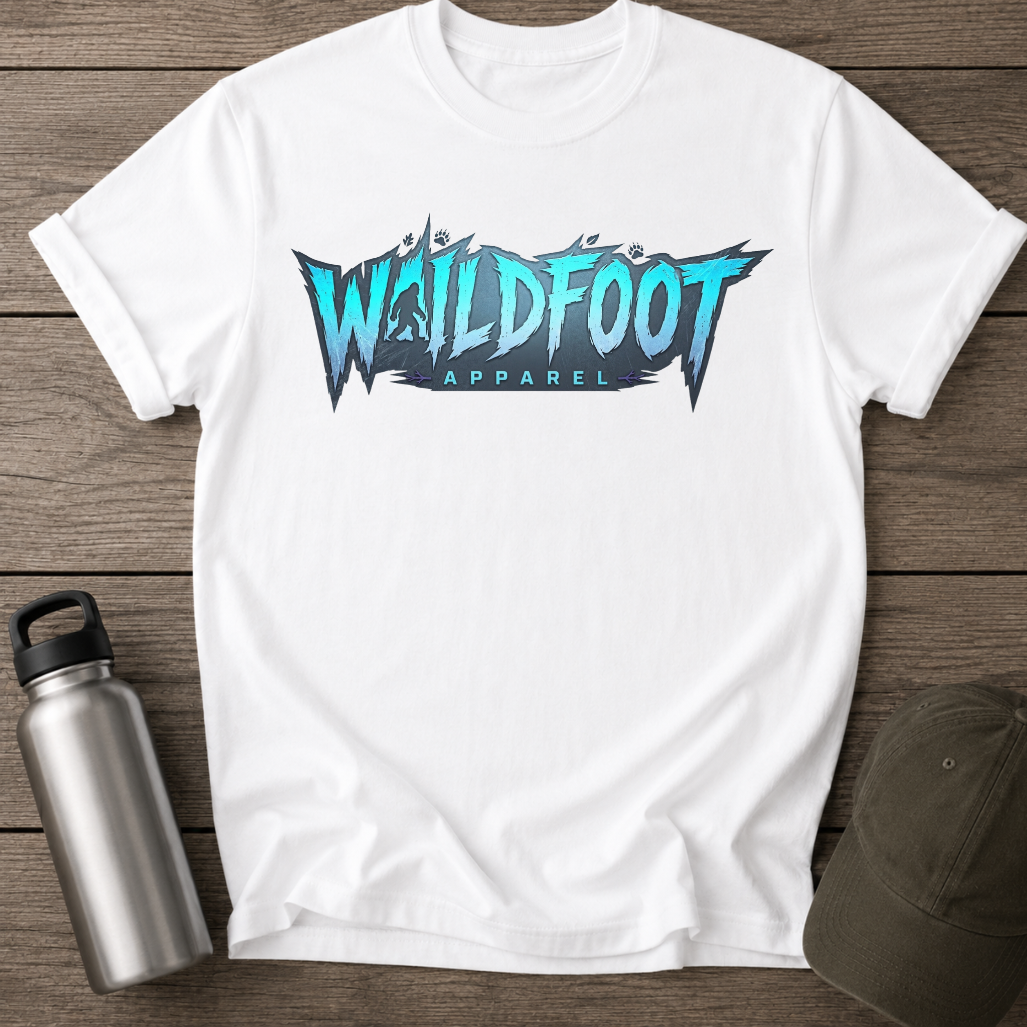 Wildfoot Apparel Graphic Ice Blue T-Shirt