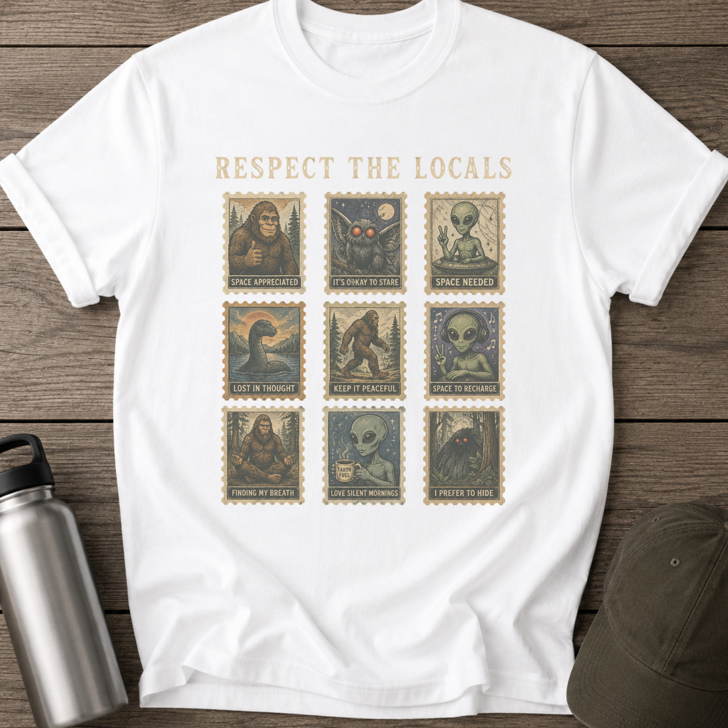 Respect the Locals Vintage Cryptid T-Shirt
