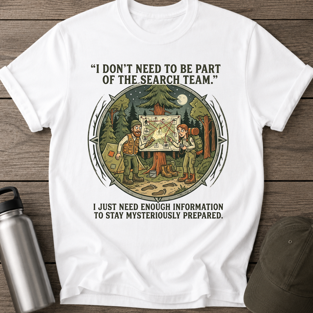 I Don't Need to Be Part of the Search Team T-Shirt