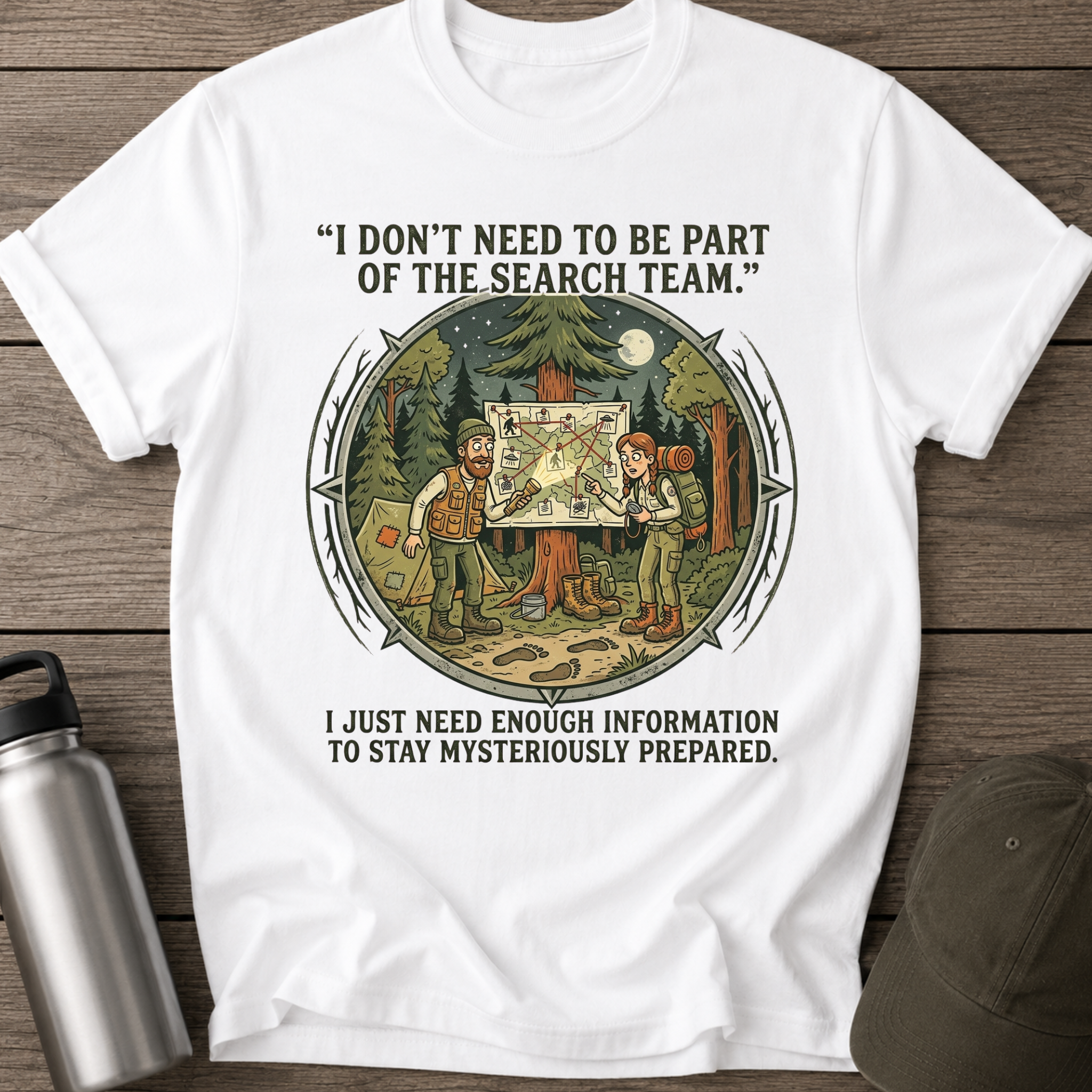 I Don't Need to Be Part of the Search Team T-Shirt